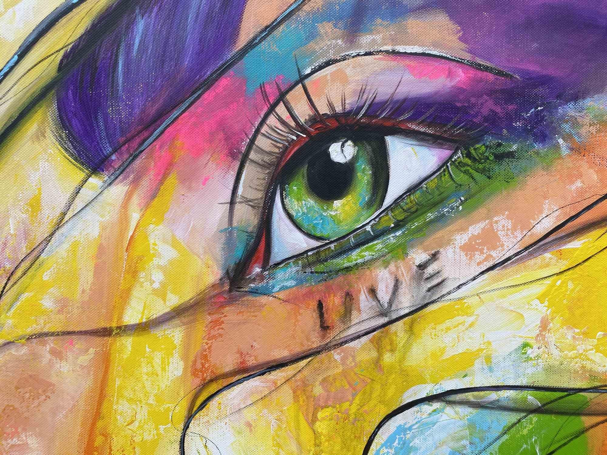 Live your Life – Acryl von Sabrina Seck – Sabrina Seck – 2023 im Angebot 3