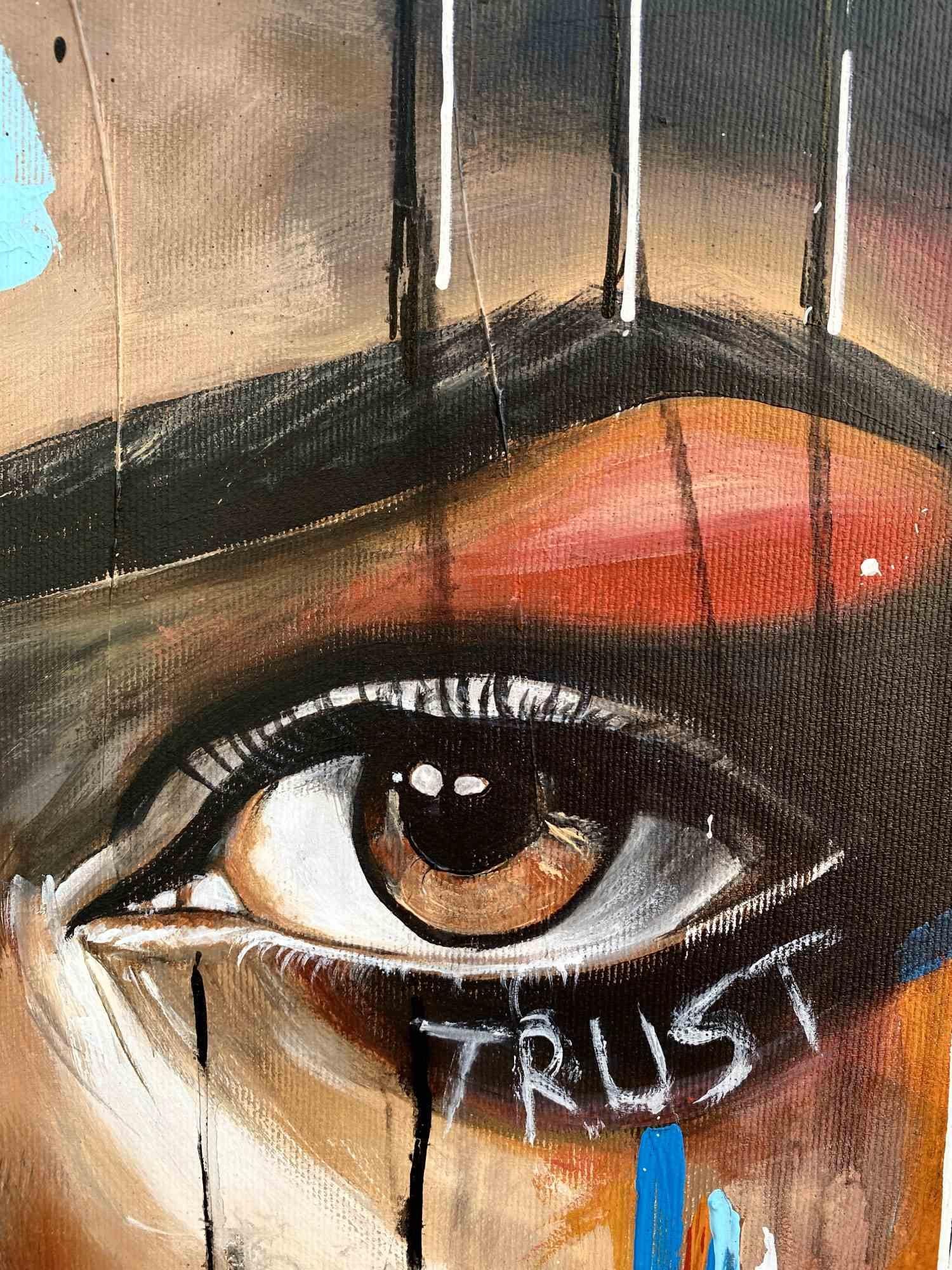 Trust - Acrylic by Sabrina Seck - 2023 For Sale 6