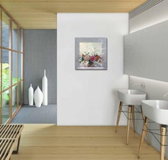 Breath of the Peonies - Impressionist Floral Still-Life Painting on Canvas