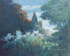 Susurro del viento - Pintura impresionista de paisaje sobre lienzo