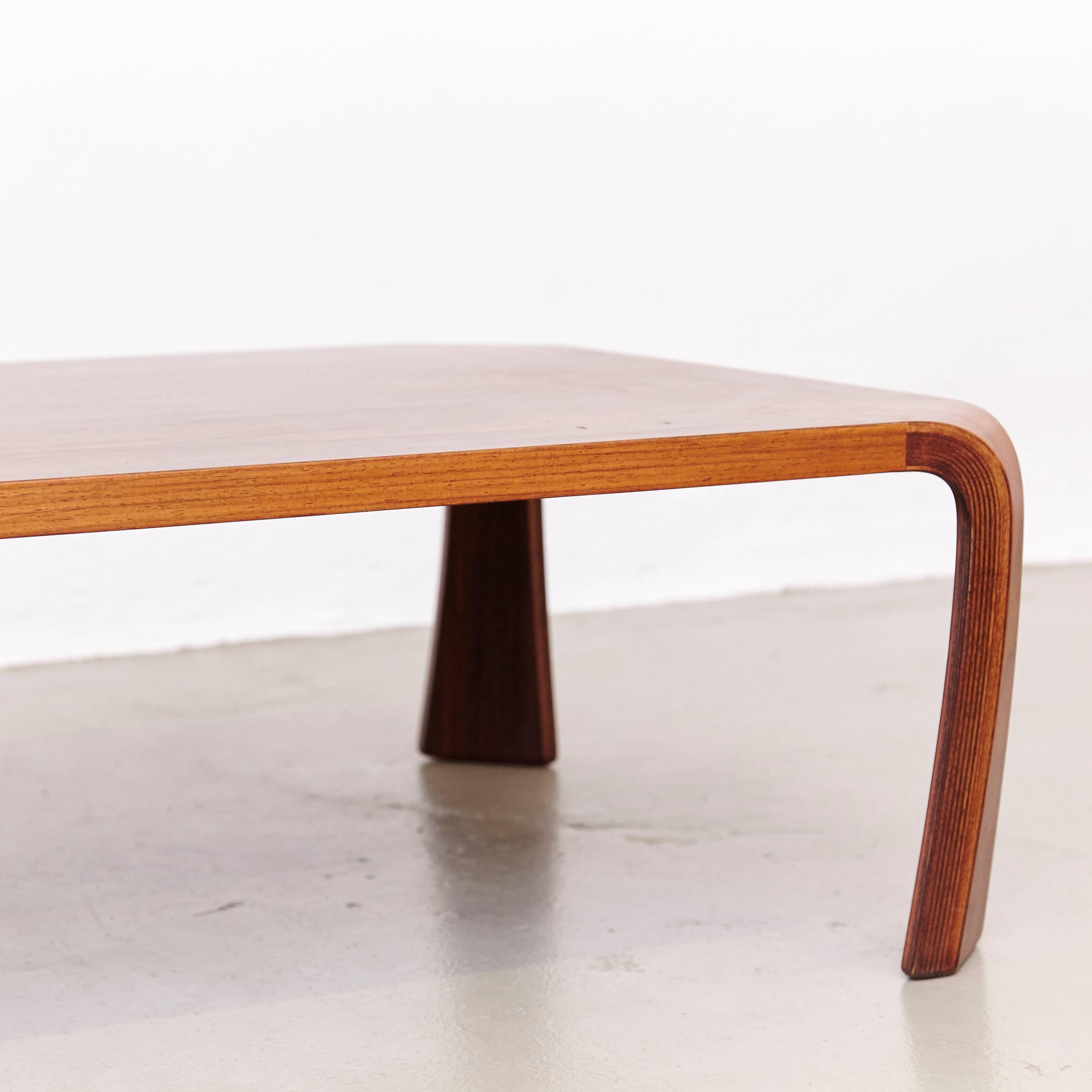Mid-20th Century Saburo Inui Coffee Table for Tendo, Japan, circa 1960