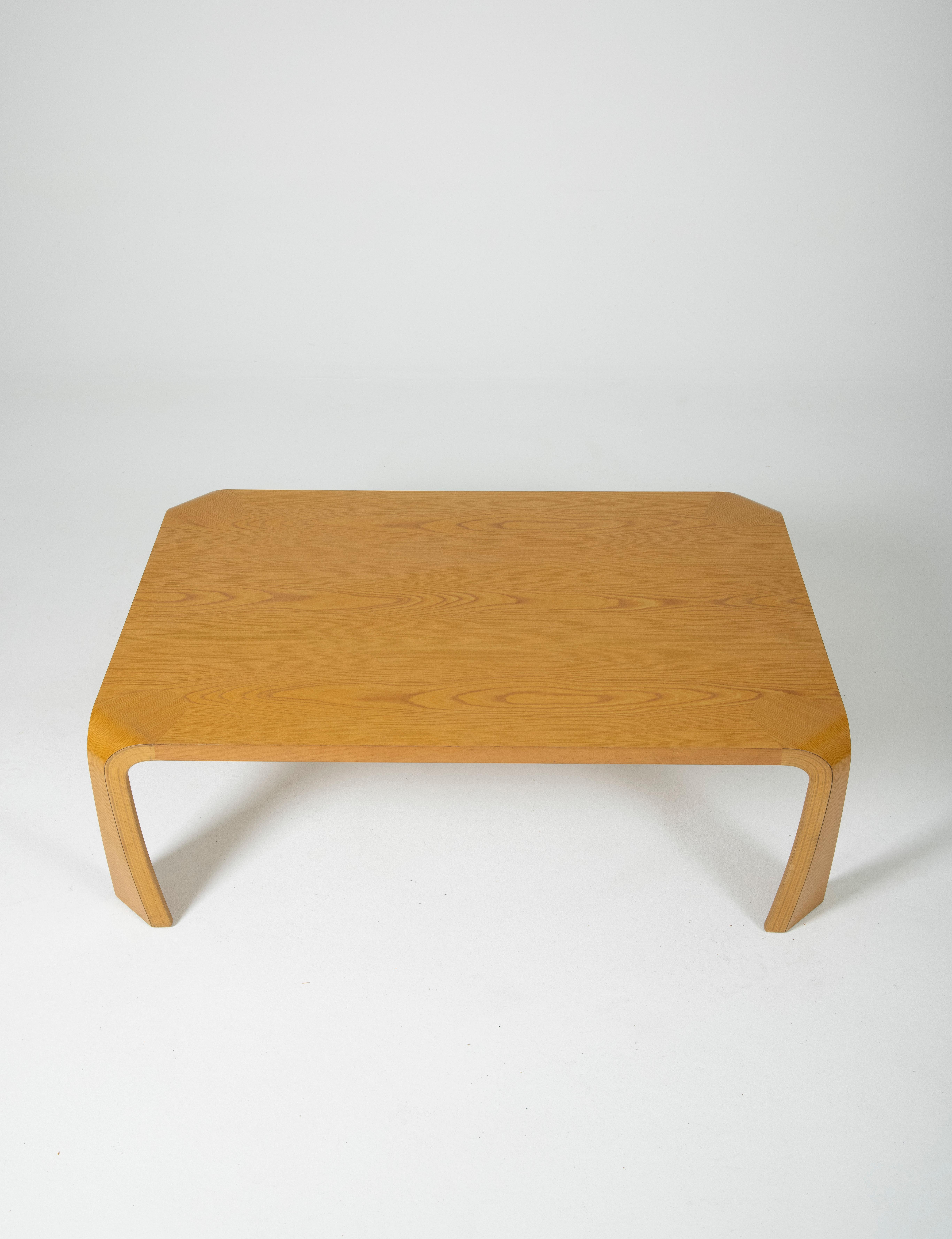 Mid-20th Century Saburo Inui wooden coffee table For Sale
