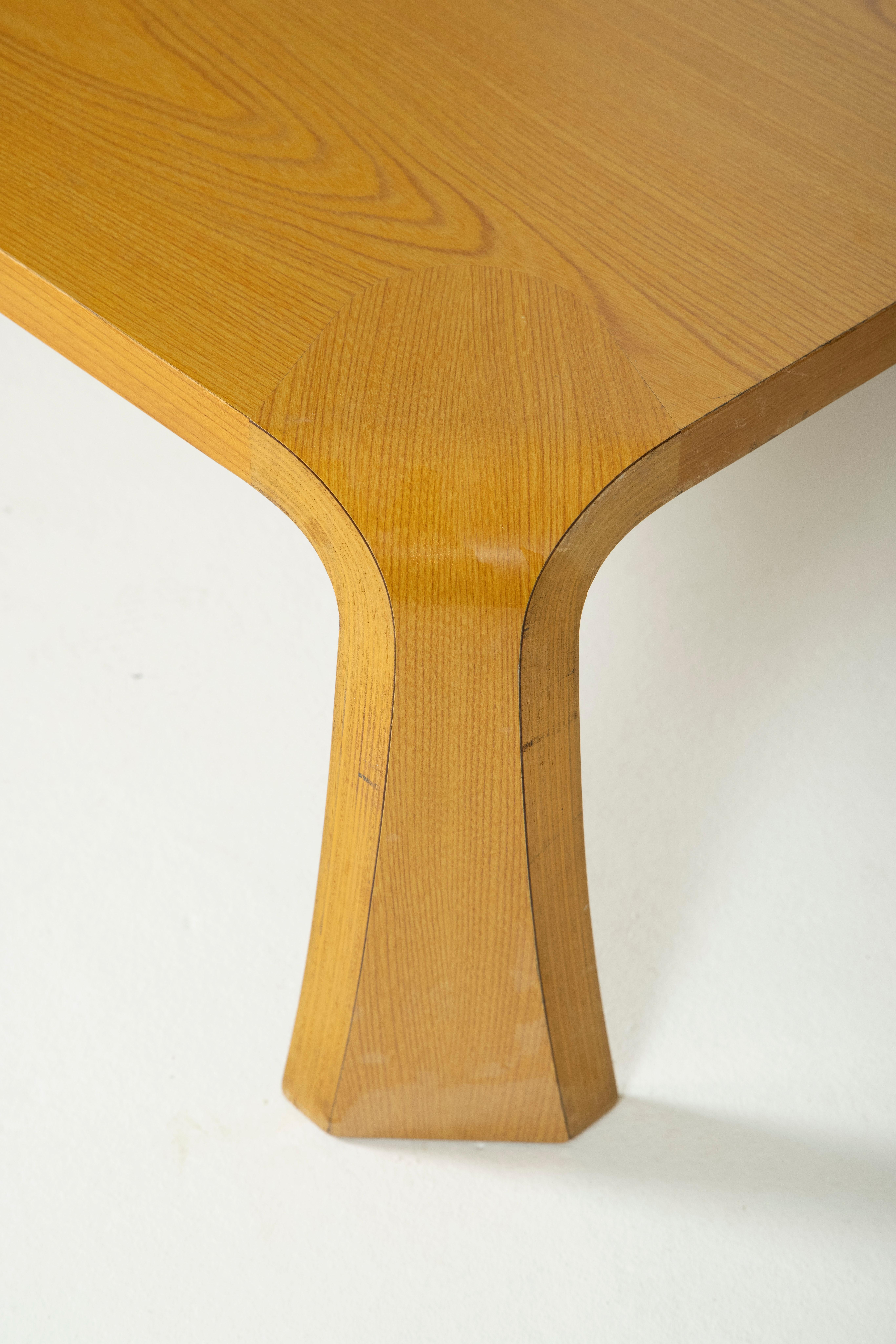Saburo Inui wooden coffee table For Sale 1