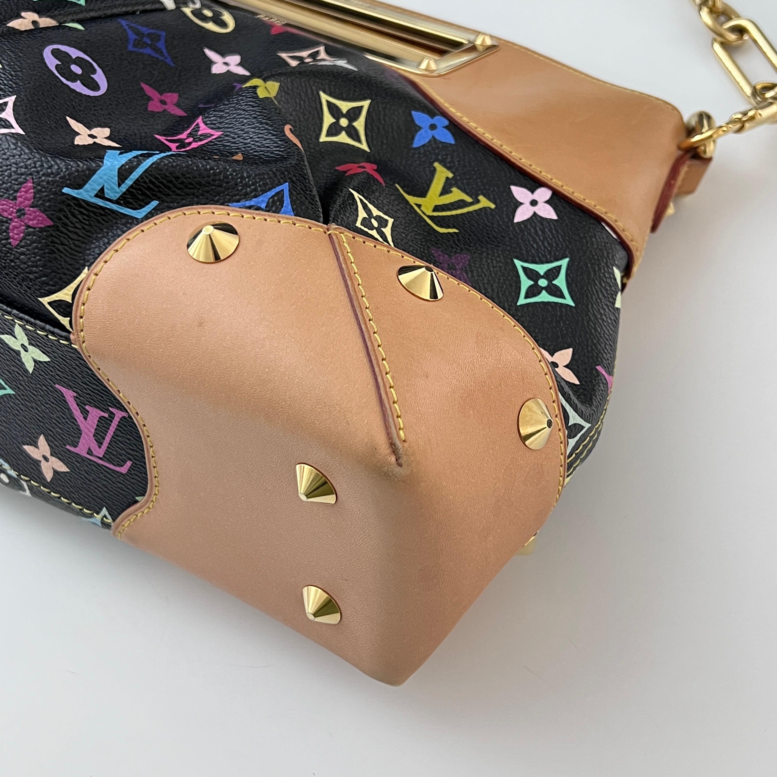 Haupttasche LOUIS VUITTON Judy Murakami toile et cuir marron 2011 im Angebot 5