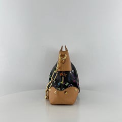 Sac à main LOUIS VUITTON Judy Murakami toile et cuir marron 2011