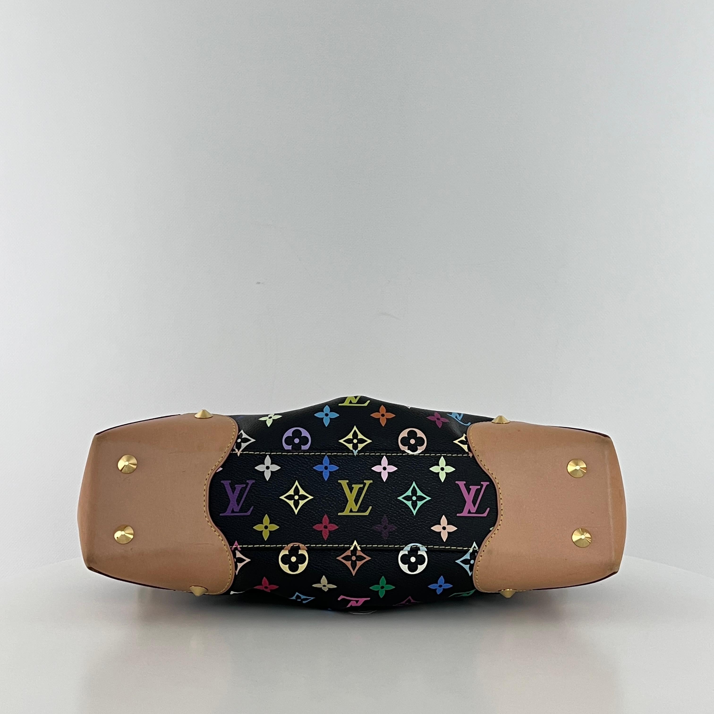 Haupttasche LOUIS VUITTON Judy Murakami toile et cuir marron 2011 im Zustand „Hervorragend“ im Angebot in SAINT-OUEN-SUR-SEINE, FR