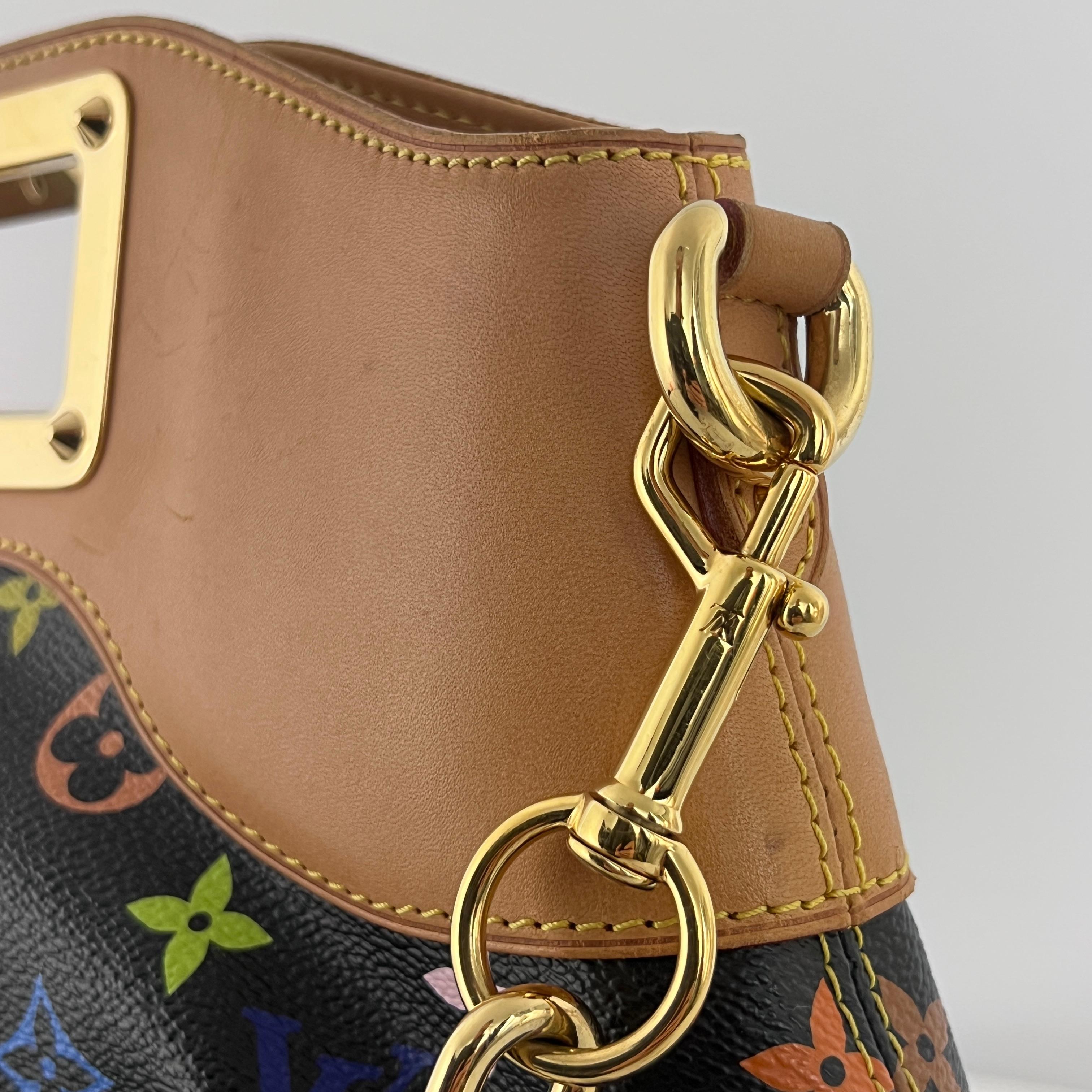 Haupttasche LOUIS VUITTON Judy Murakami toile et cuir marron 2011 im Angebot 1