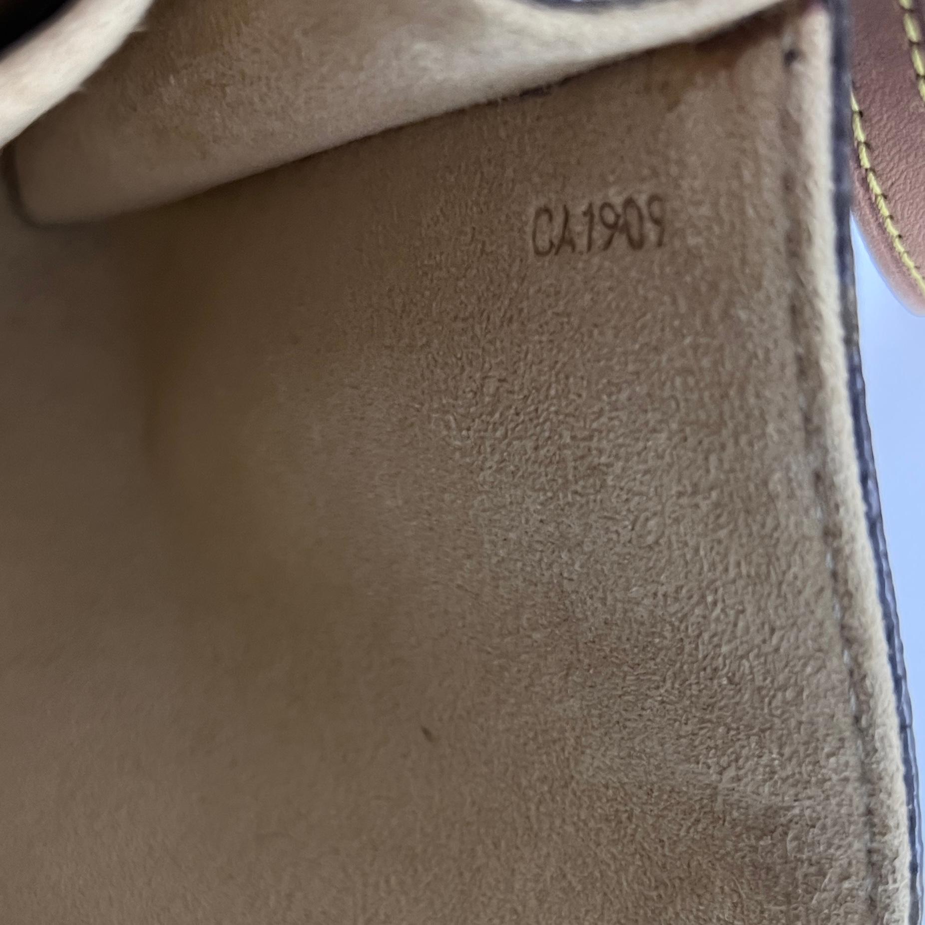 Sac à main LOUIS VUITTON Twin PM toile et cuir marron 1999 in vendita 5