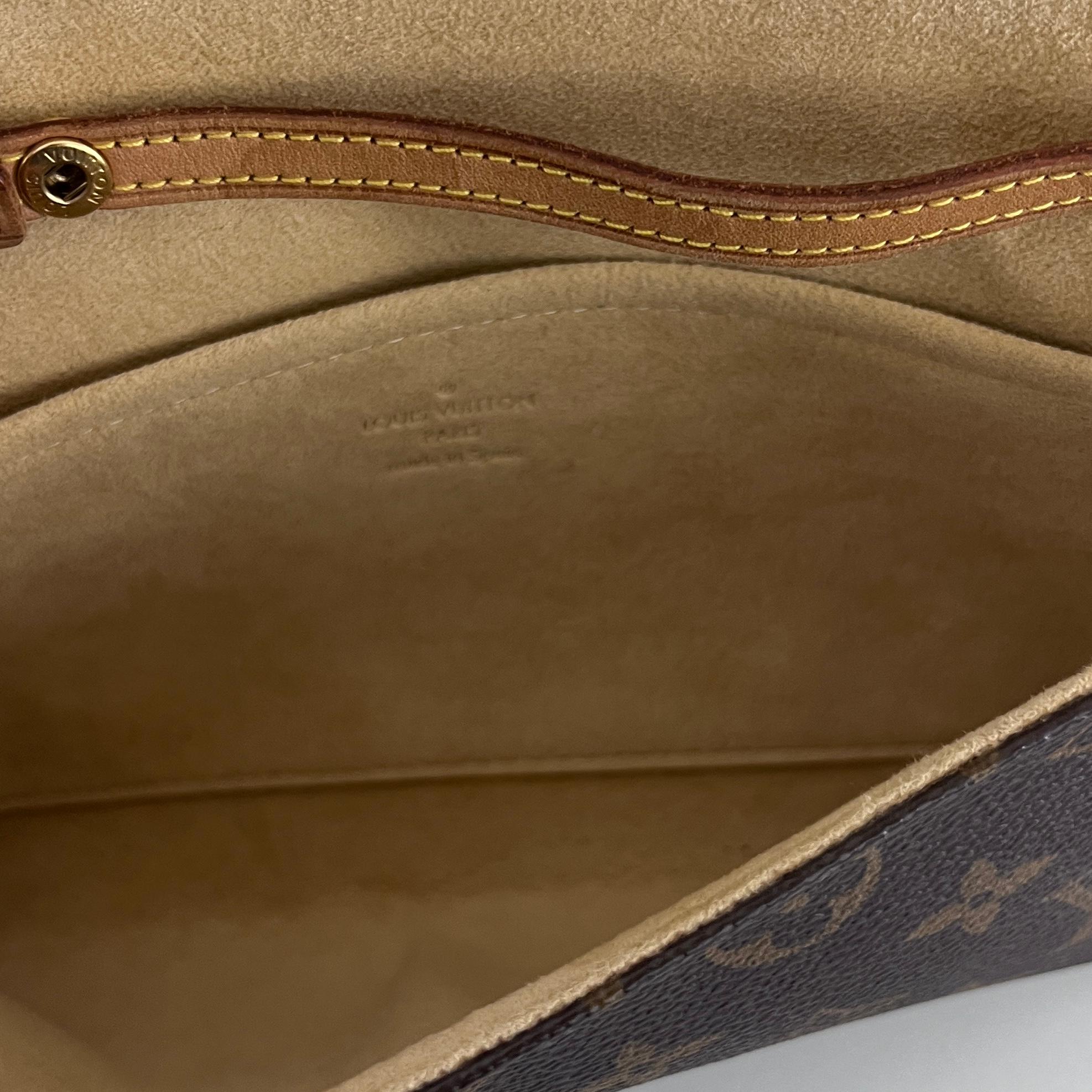 Sac à main LOUIS VUITTON Twin PM toile et cuir marron 1999 in vendita 4