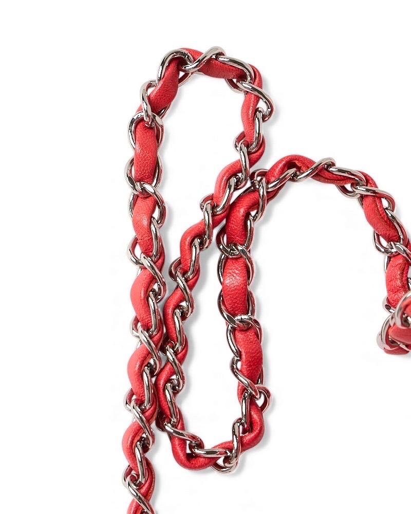 Handtasche Fendi mini aus marronem Leder mit silbernen Verzierungen. Er ist mit einer im Angebot 12