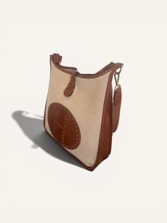 Sac Hermès Evelyne Pm Toile & Cuir Barenia