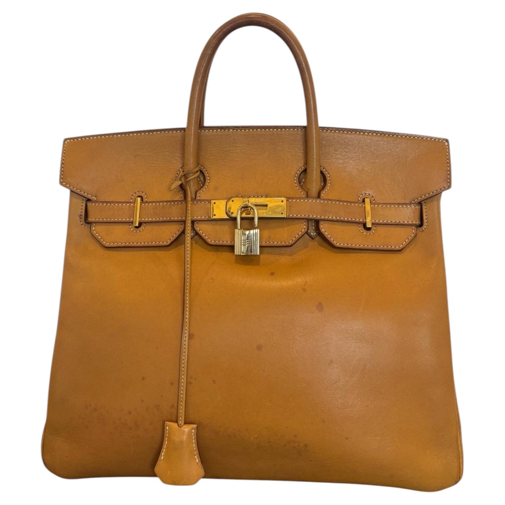 Bolso Hermès HAC 32 Vintage Vache Naturelle