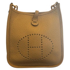 Sac Hermès Mini Evelyne Sable