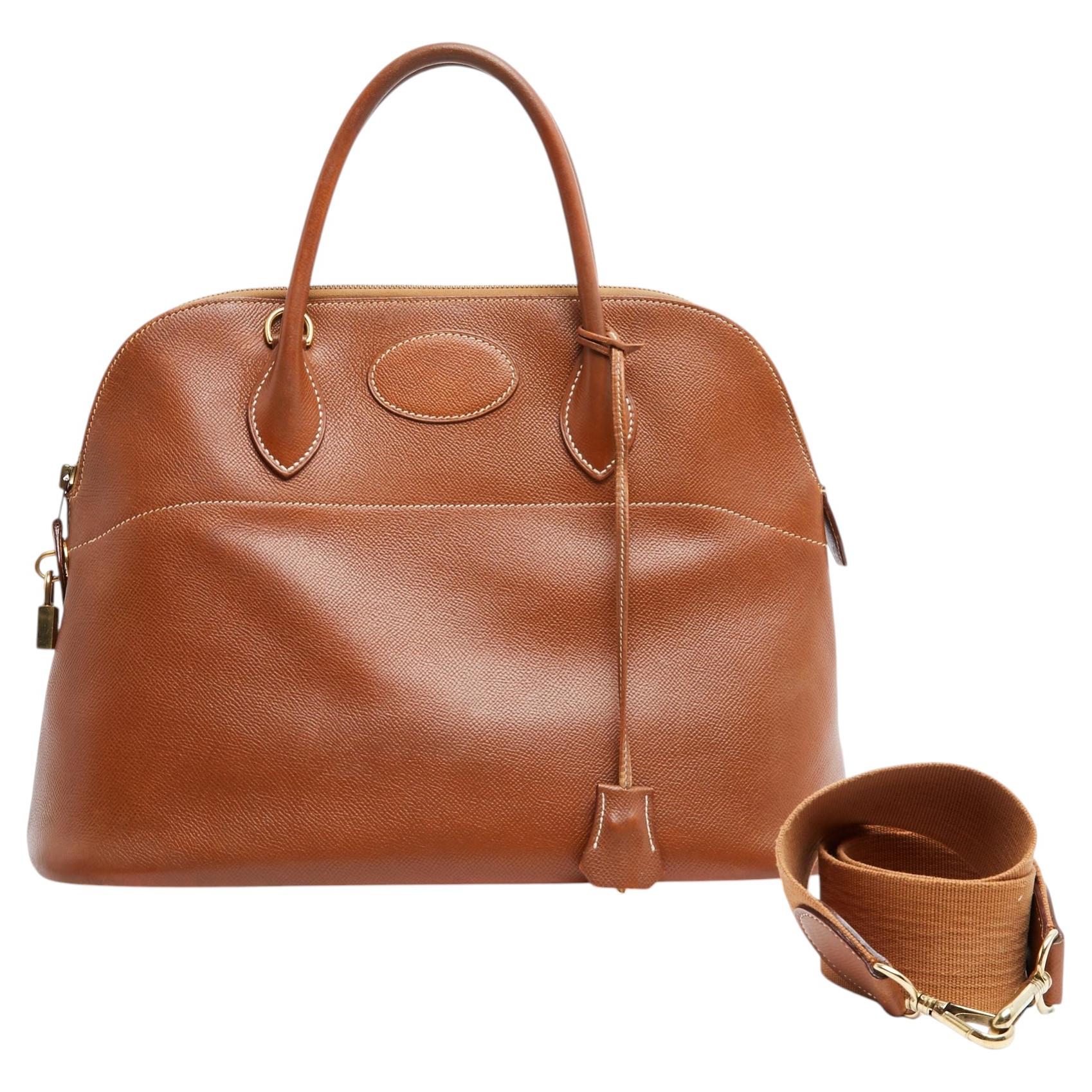 Sac Hermès modèle Bolide format 35 en cuir légèrement grainé (Epsom anciennement