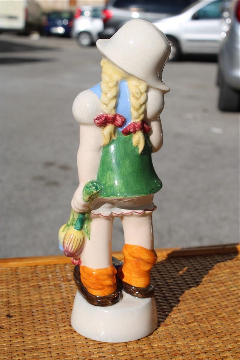 Escultura Saca Country Girl de Leopold Anzengruber Austria, década de 1940 en Bueno estado para la venta en Palermo, Sicily