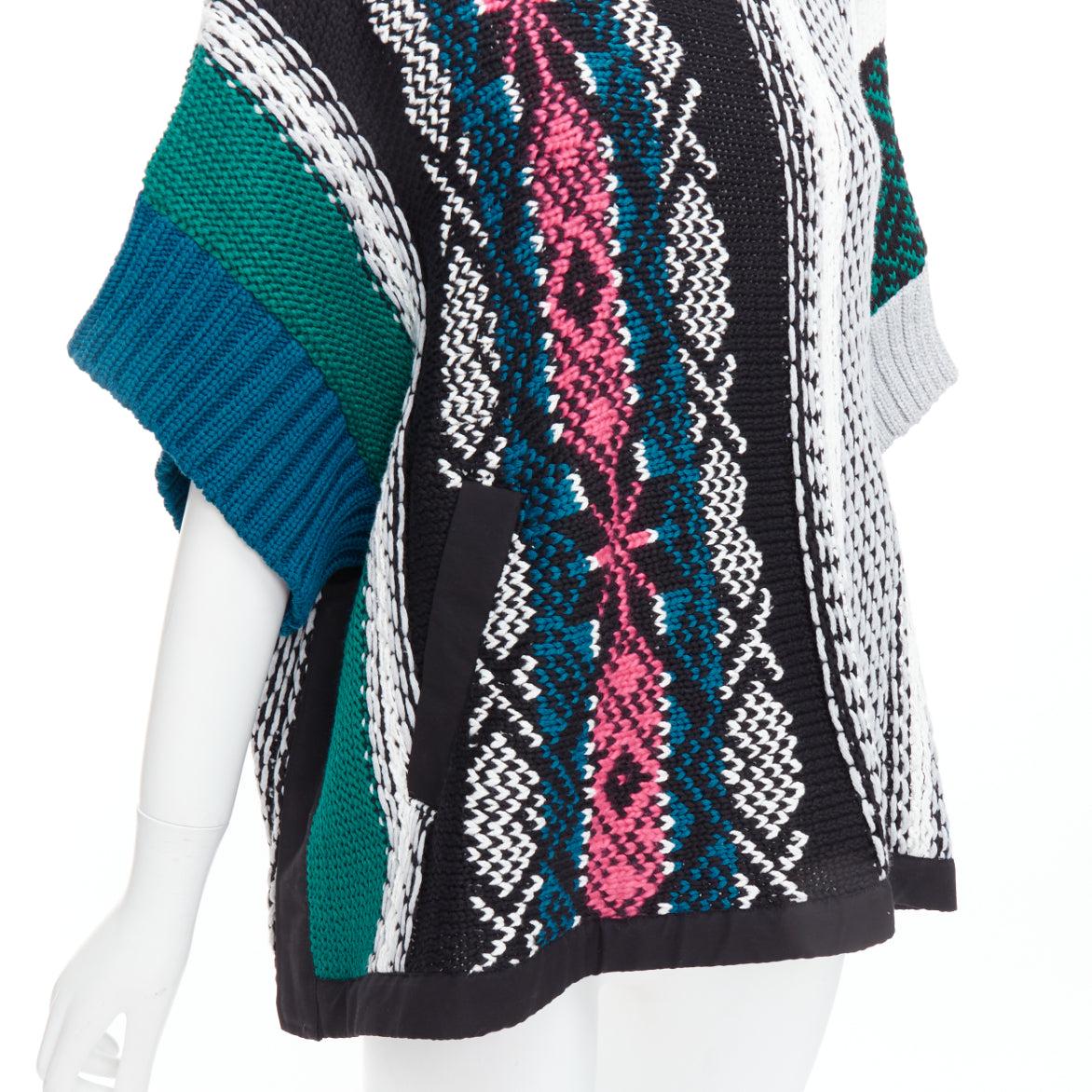 SACAI 2022 Rug green black cotton knitted flared sweater JP3 L
Reference: KNLM/A00408
Brand: Sacai
Designer: Chitose Abe
Collection: 2022
Material: Cotton, Blend
Color: Green, Black
Pattern: Solid
Closure: Slip On
Made in:
