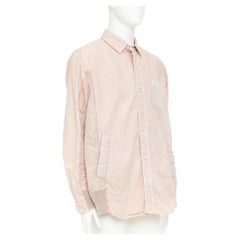 SACAI 2024 dirty pink garment dye ripstop nylon twill bomber shirt hybrid JP3 L