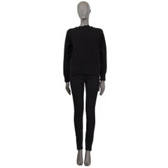 SACAI black cotton blend LACE UP BACK Sweater 3 M