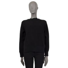 SACAI black cotton blend LACE UP BACK Sweater 3 M
