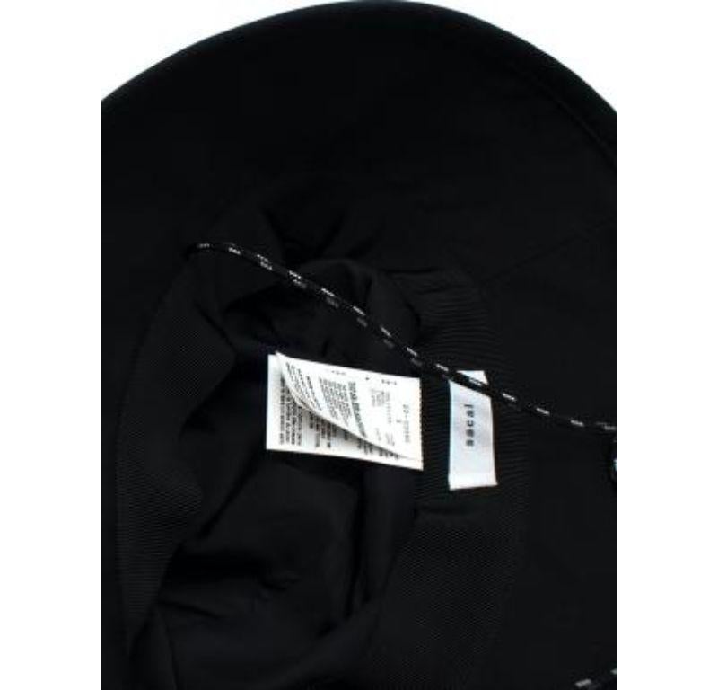 Sacai Black double layer bucket hat For Sale 2