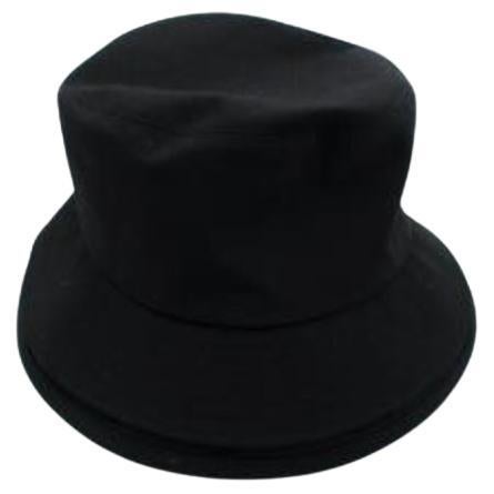 Sacai Black double layer bucket hat For Sale
