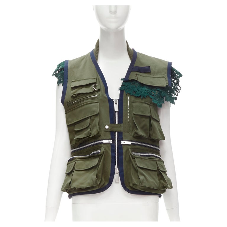 Veste Cargo Utilitaire De Pêcheur Multi-Poches En Toile Woolrich Vintage - Rokit