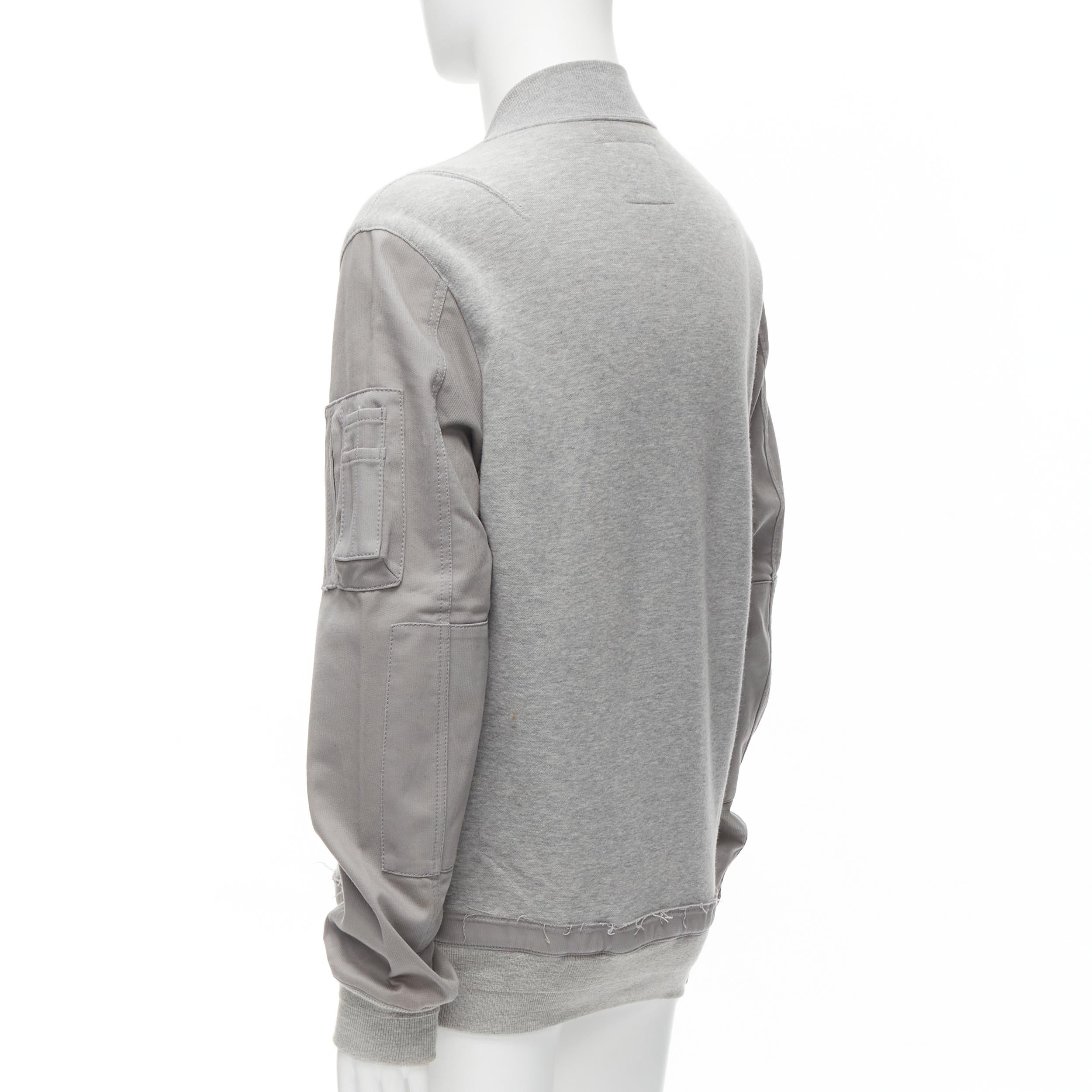 SACAI jersey gris mangas en contraste cazadora casual JP2 M en venta 1