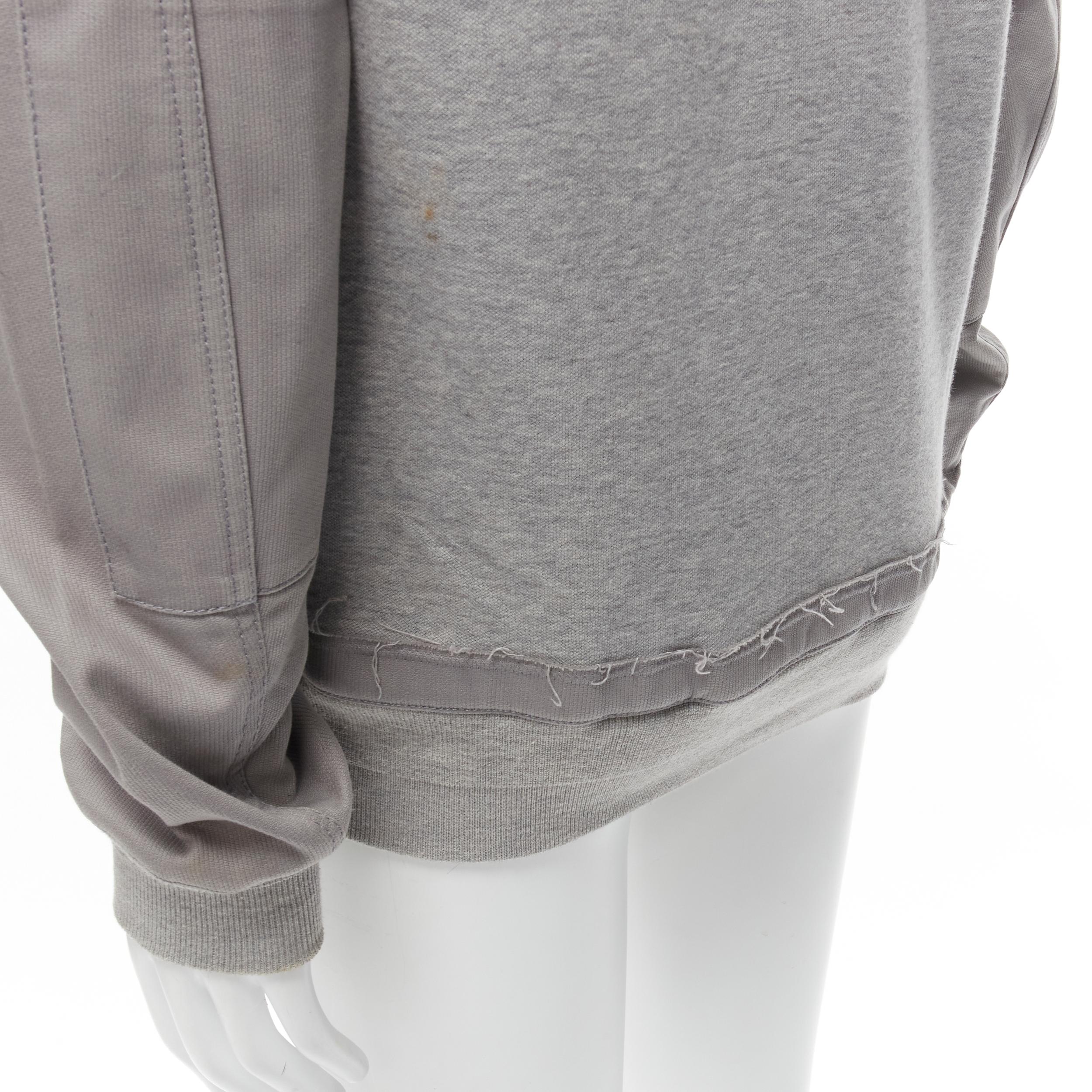 SACAI jersey gris mangas en contraste cazadora casual JP2 M en venta 4