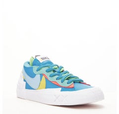 SACAI KAWS Nike Blazer Low neptune Blauer mittlerer Turnschuhe EU5 EU37,5 DM7901 400