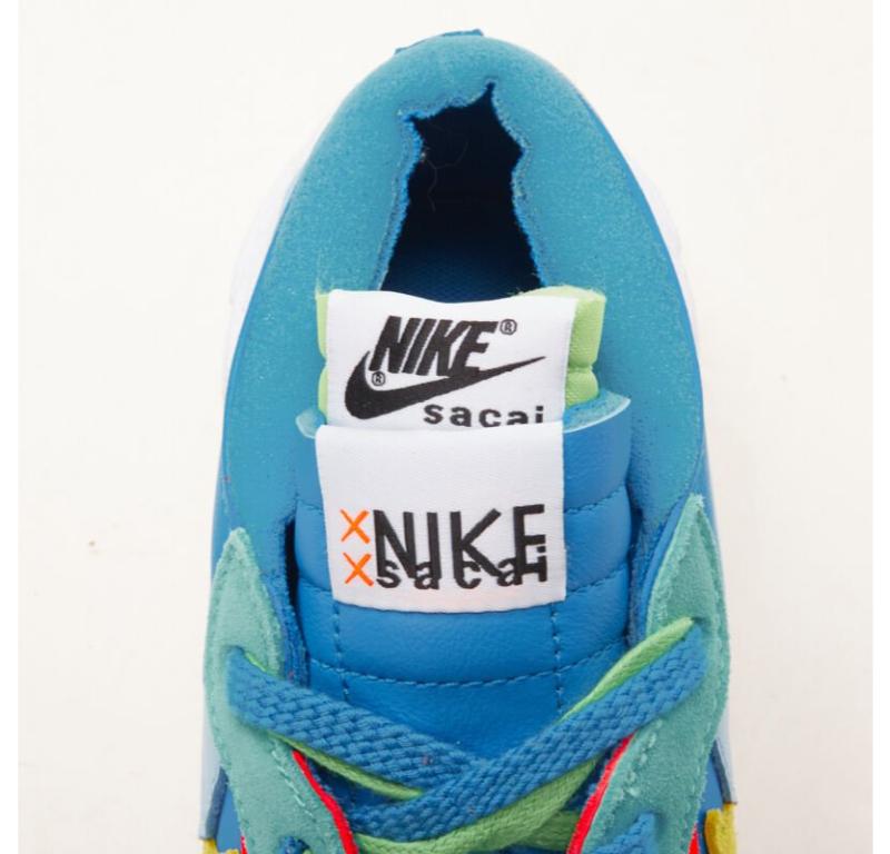 SACAI KAWS Nike Blazer Low neptune blue mid sneaker EU5 EU37.5 DM7901 400 For Sale 4
