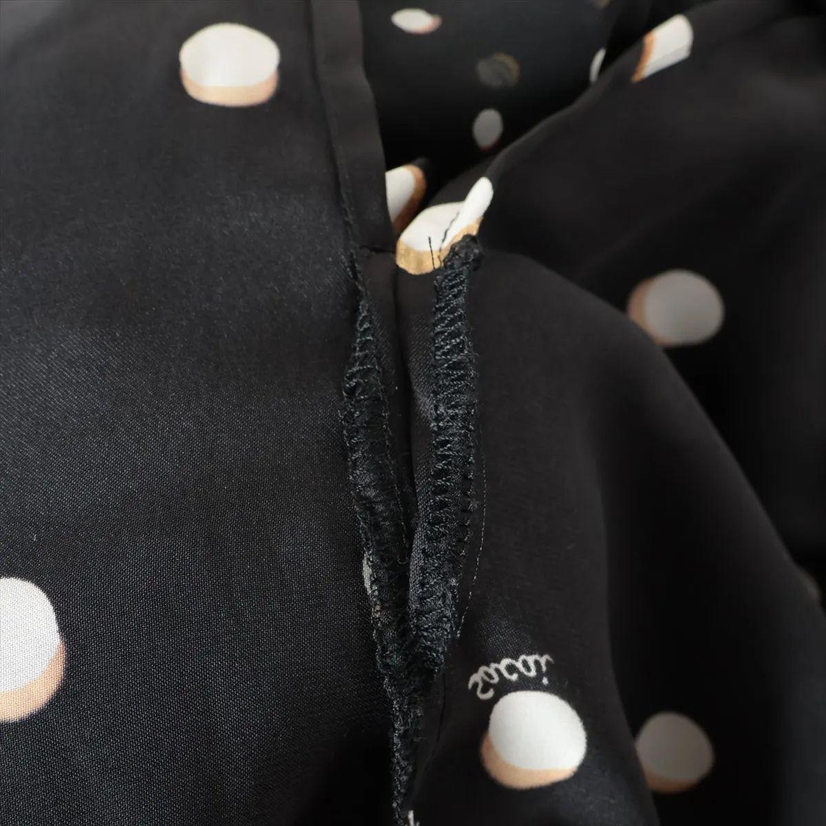 Sacai Polka Dot Jumpsuit mit Rundhalsausschnitt Schwarz im Angebot 4