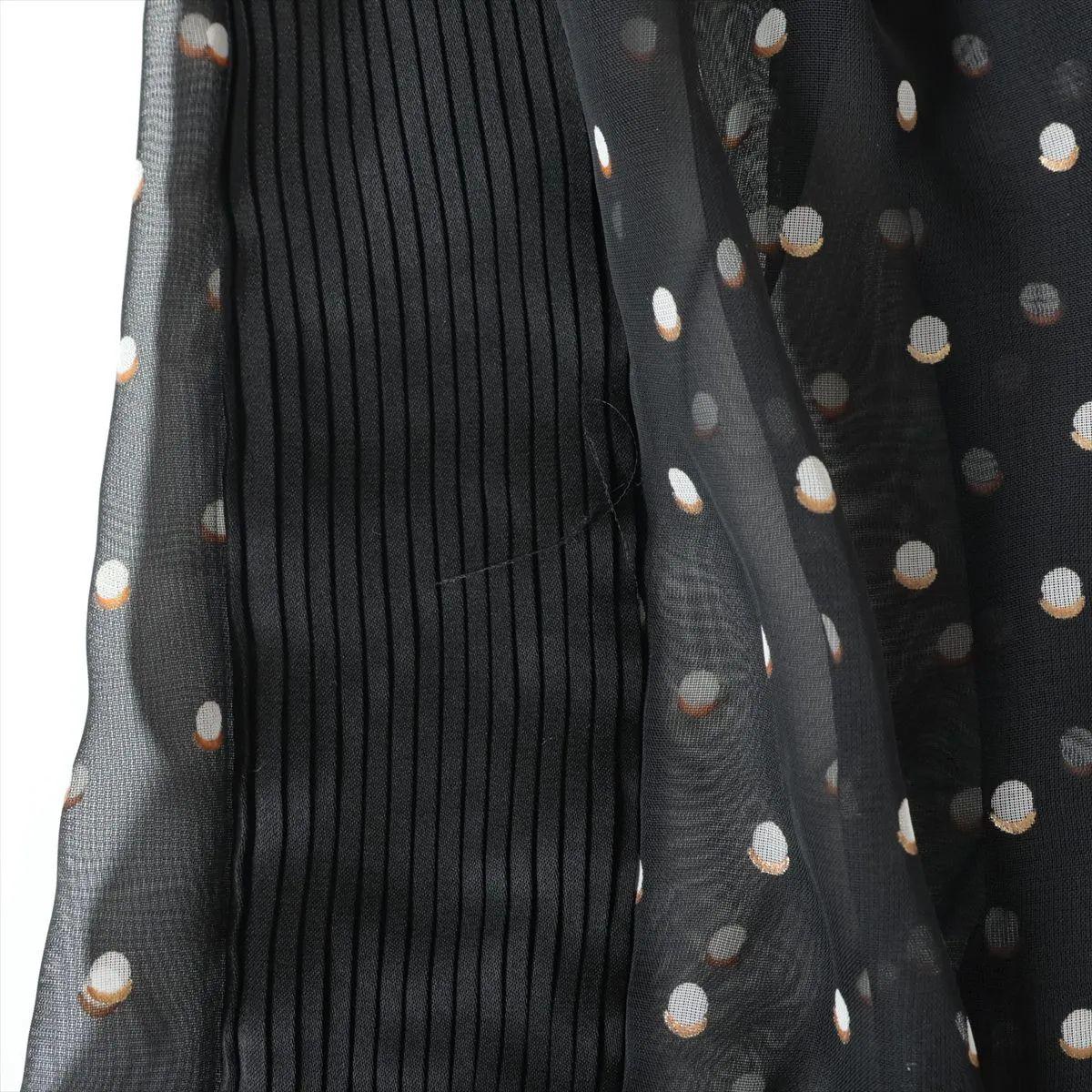 Sacai Polka Dot Jumpsuit mit Rundhalsausschnitt Schwarz im Angebot 5