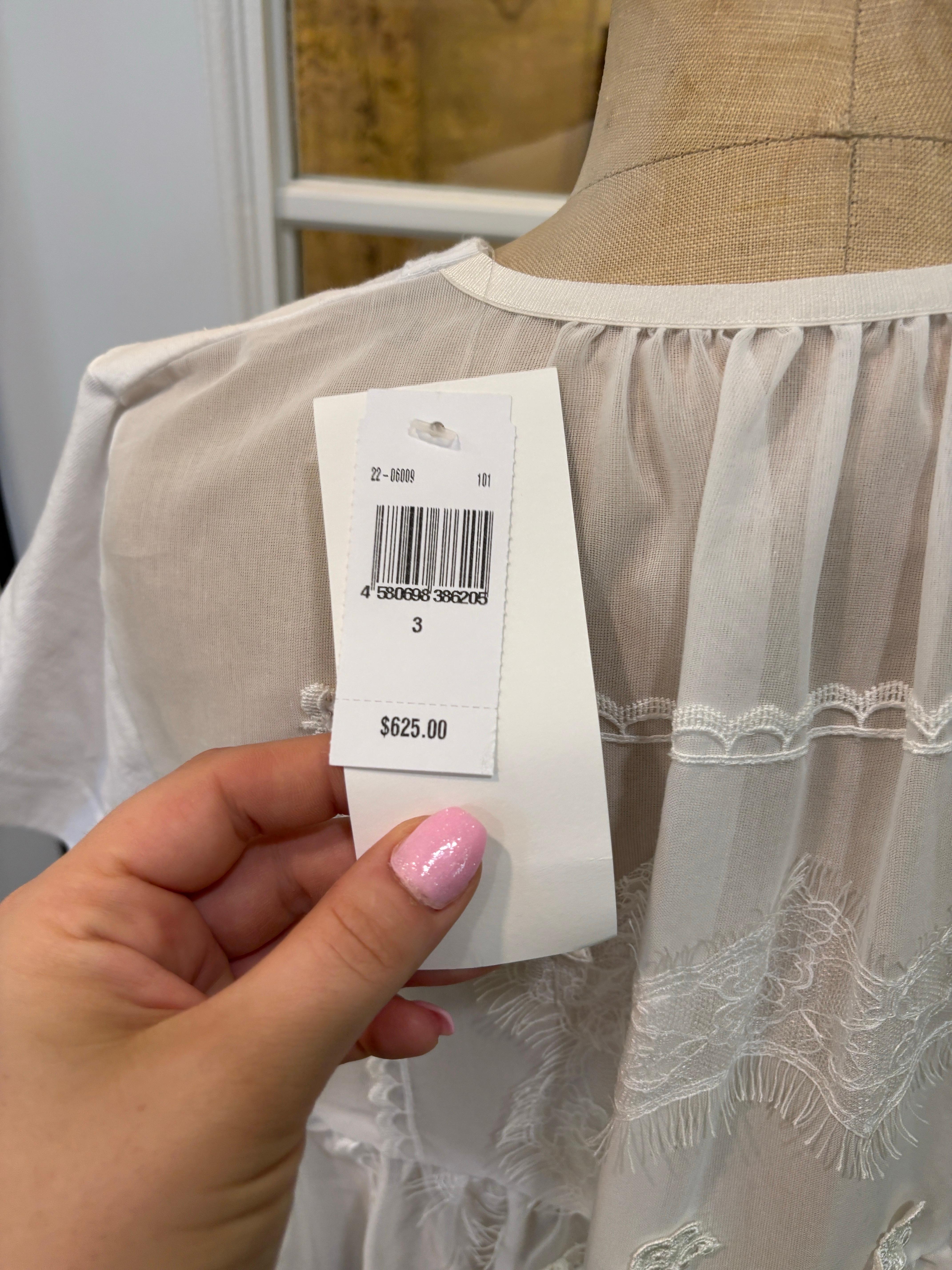 Sacai Hemd Weiß/Größe 3/Neu im Angebot 5