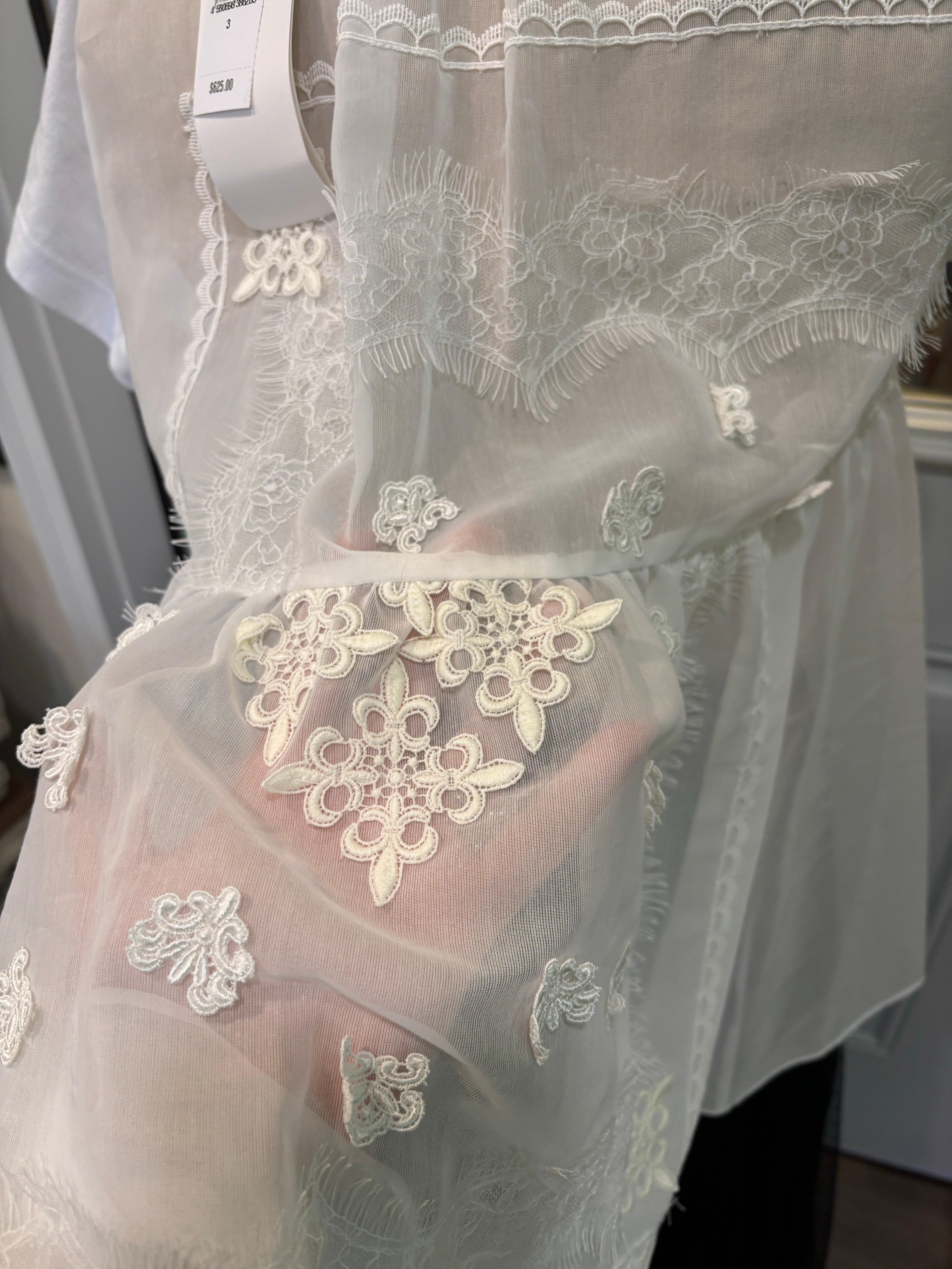 Sacai Hemd Weiß/Größe 3/Neu im Angebot 4