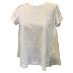 Camisa Sacai Blanca/ Talla 3/Nueva