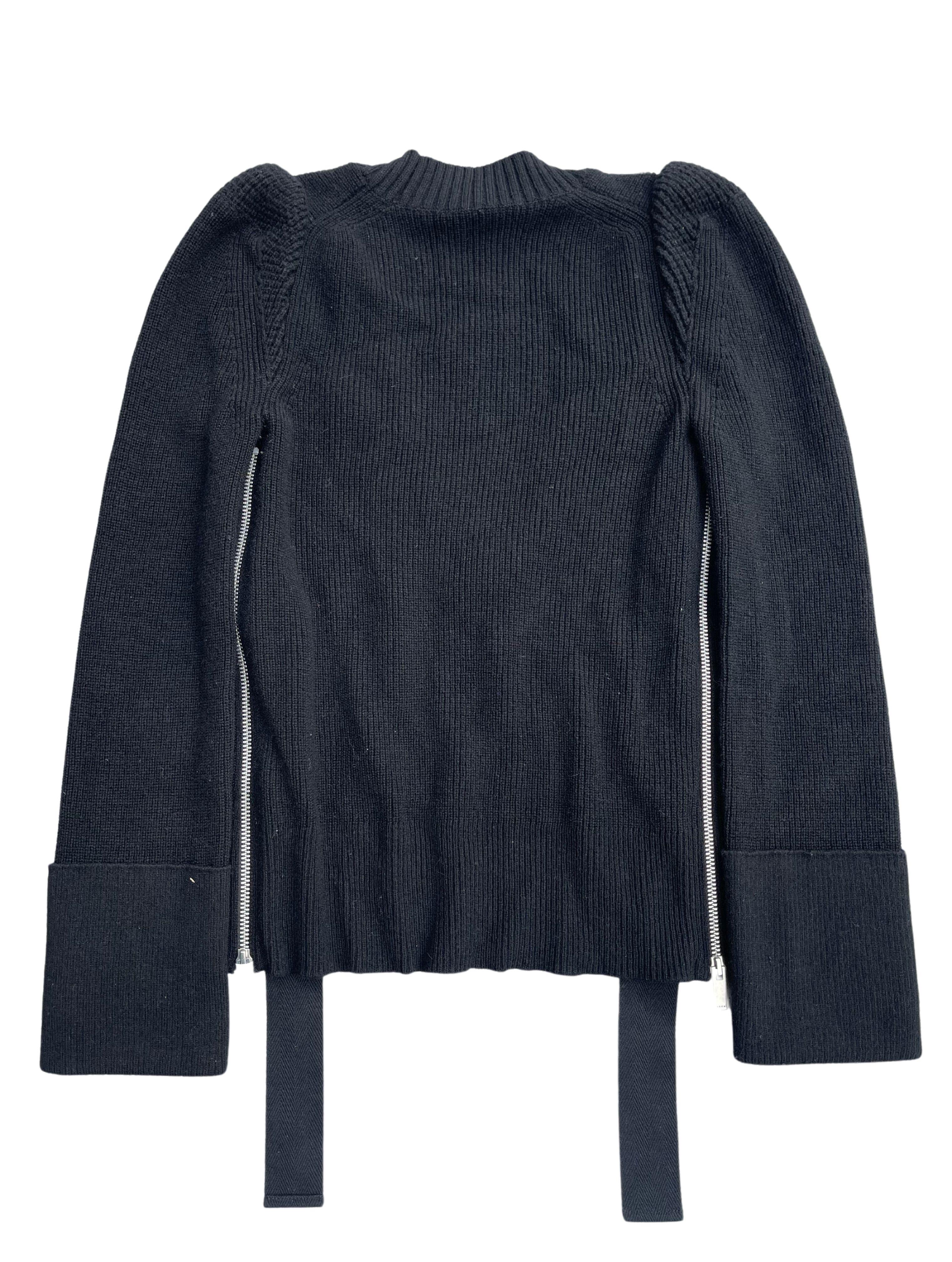 sacai asymmetric sweater