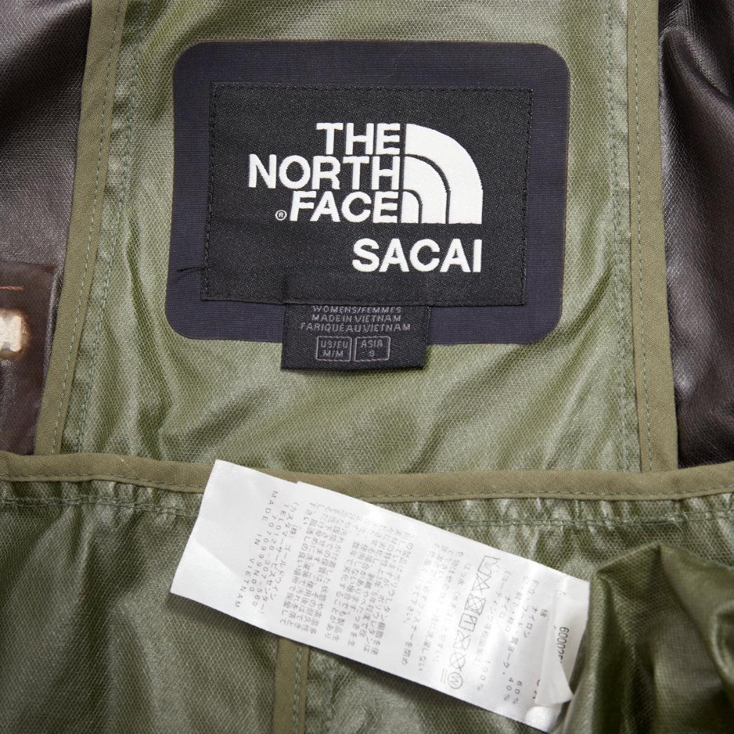 SACAI THE NORTH FACE 2017 Fishtail Mountain Parka grün schwarz Anorak Mantel M im Angebot 4