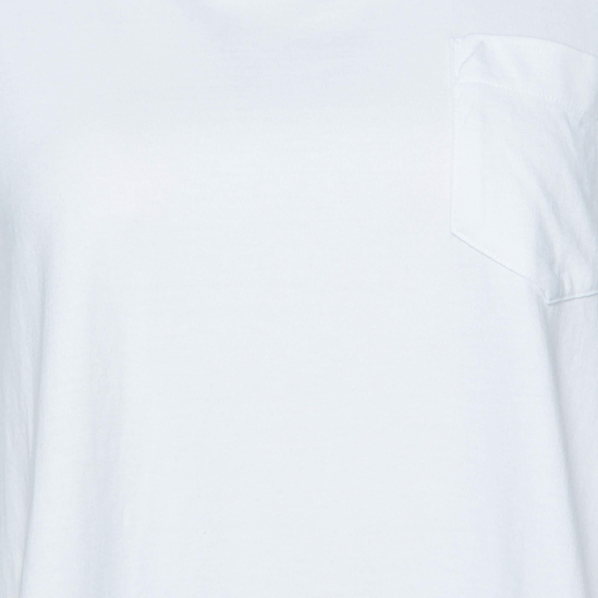 Gray Sacai White Cotton & Paneled Satin Flared Top L For Sale
