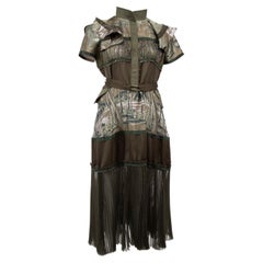 Sacai Women's Layered Trench Dress