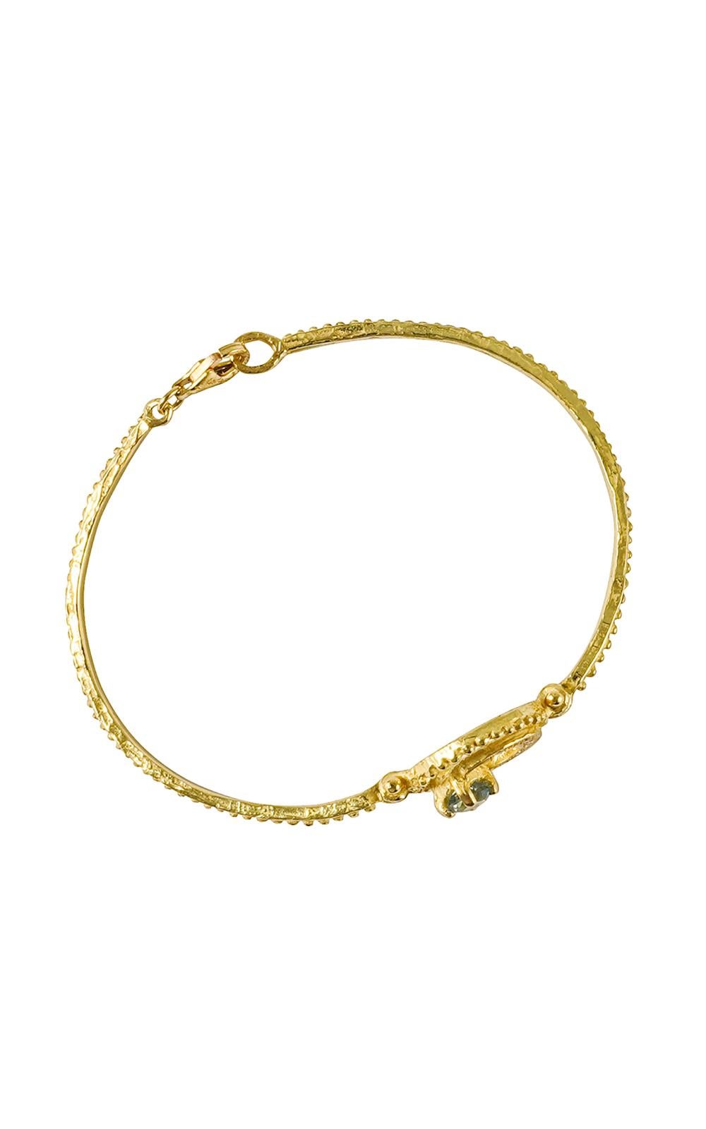 Bracelet « Luna » de Sacchi en or jaune 18 carats avec aigue-marine et diamants Neuf - En vente à Rome, IT