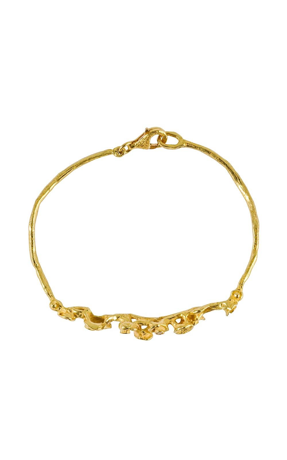 Sacchi-Armband „Bouquet“ Kollektion „Bouquet“ mit Diamanten aus 18 Karat Gelbgold (Brillantschliff) im Angebot