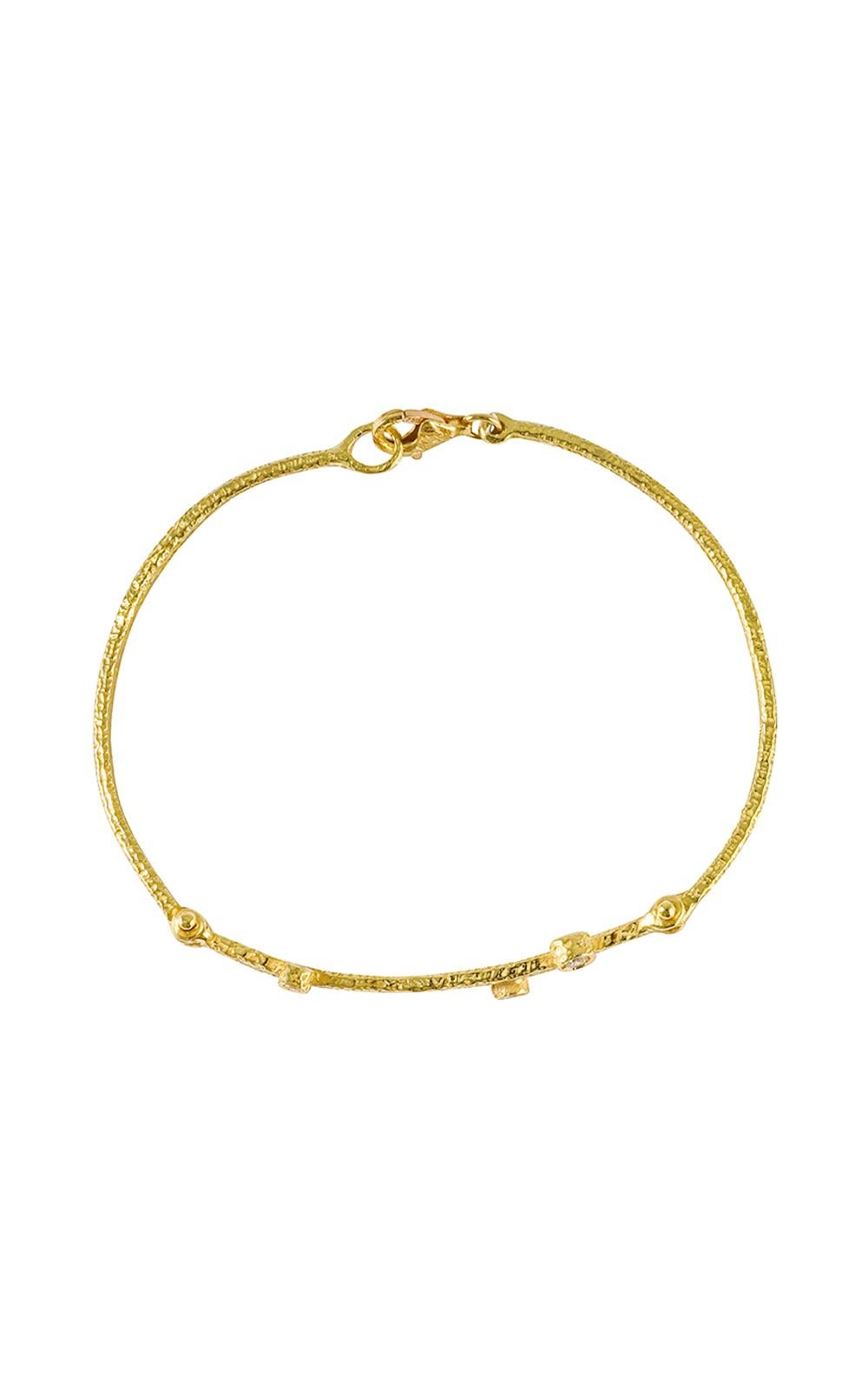 Taille brillant Bracelet Sacchi CRUMBLES en or jaune 18 carats et diamants en vente