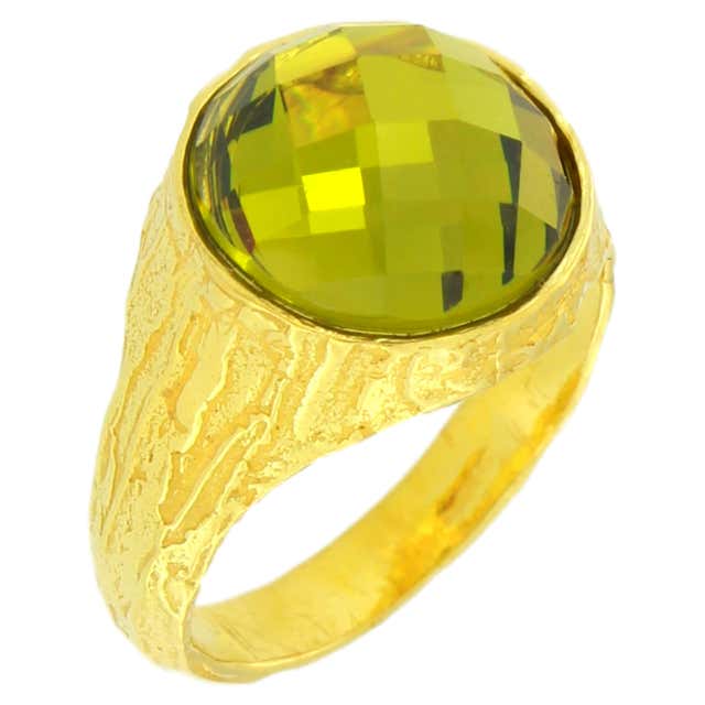 Sacchi Ancient Roman Coin Crossed Rope Ring 18 Karat Satin Yellow Gold ...