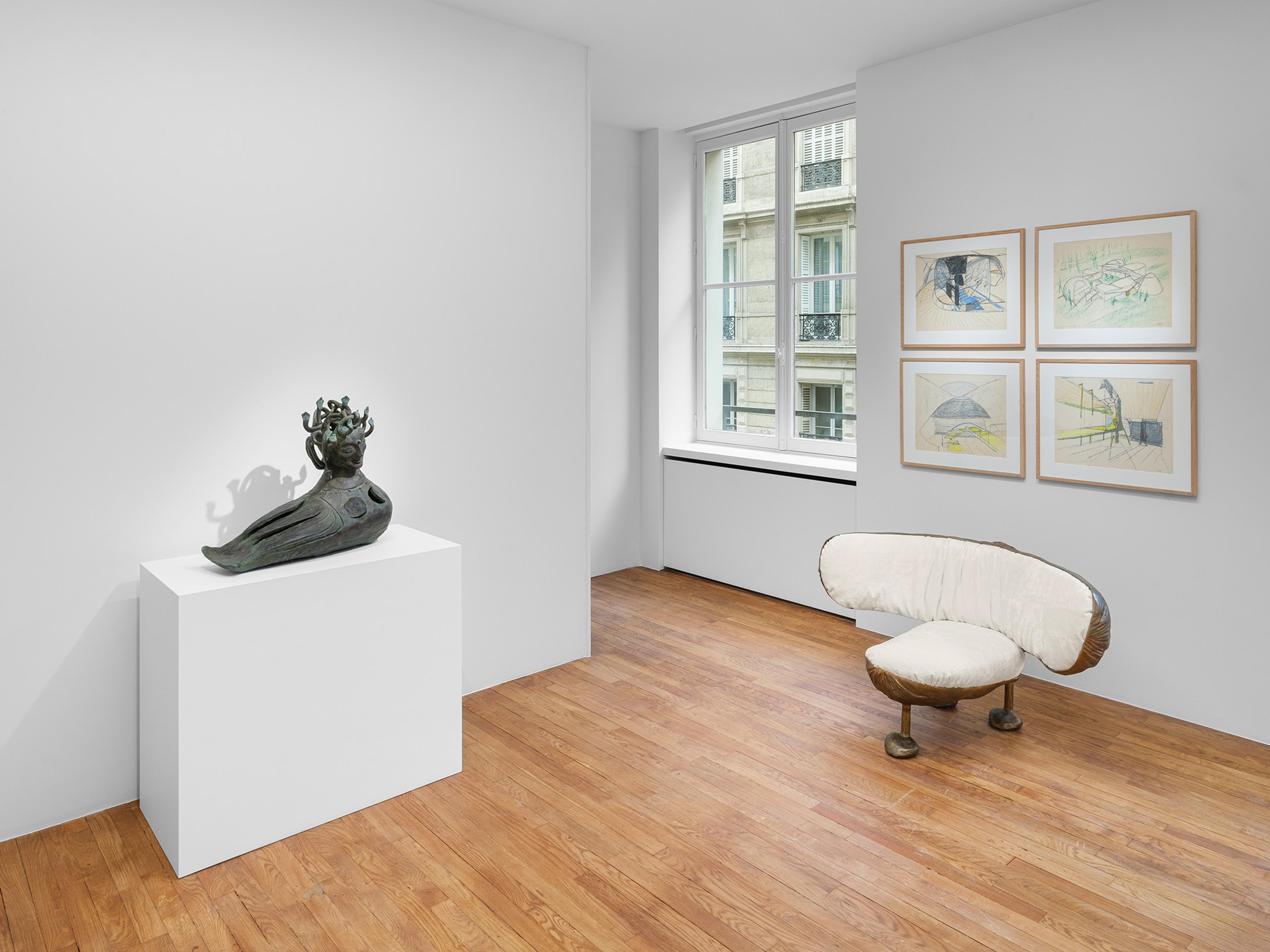 Poltrona Sacco Alato in bronzo di Roberto Matta Edizione Paradisoterrestre in vendita 5