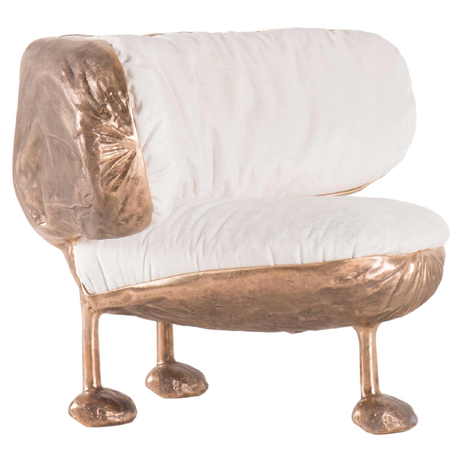 Sacco Alato Bronze Armchair by Roberto Matta Paradisoterrestre Edition For Sale