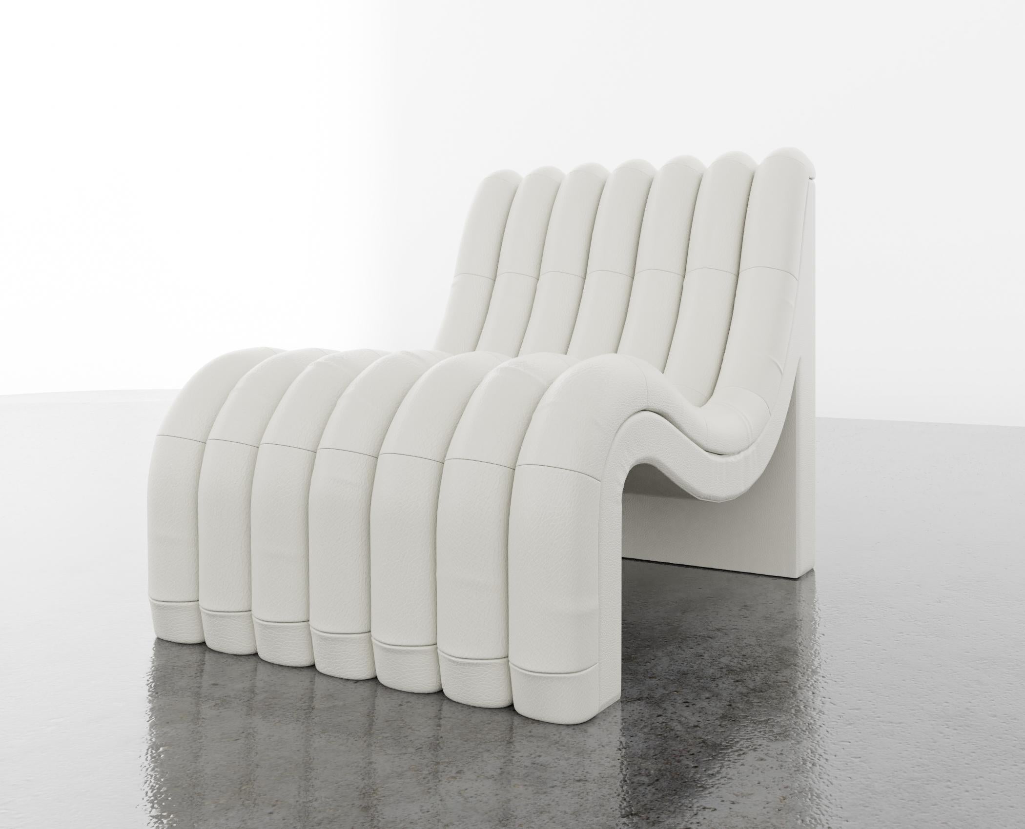 chaise cannelee
