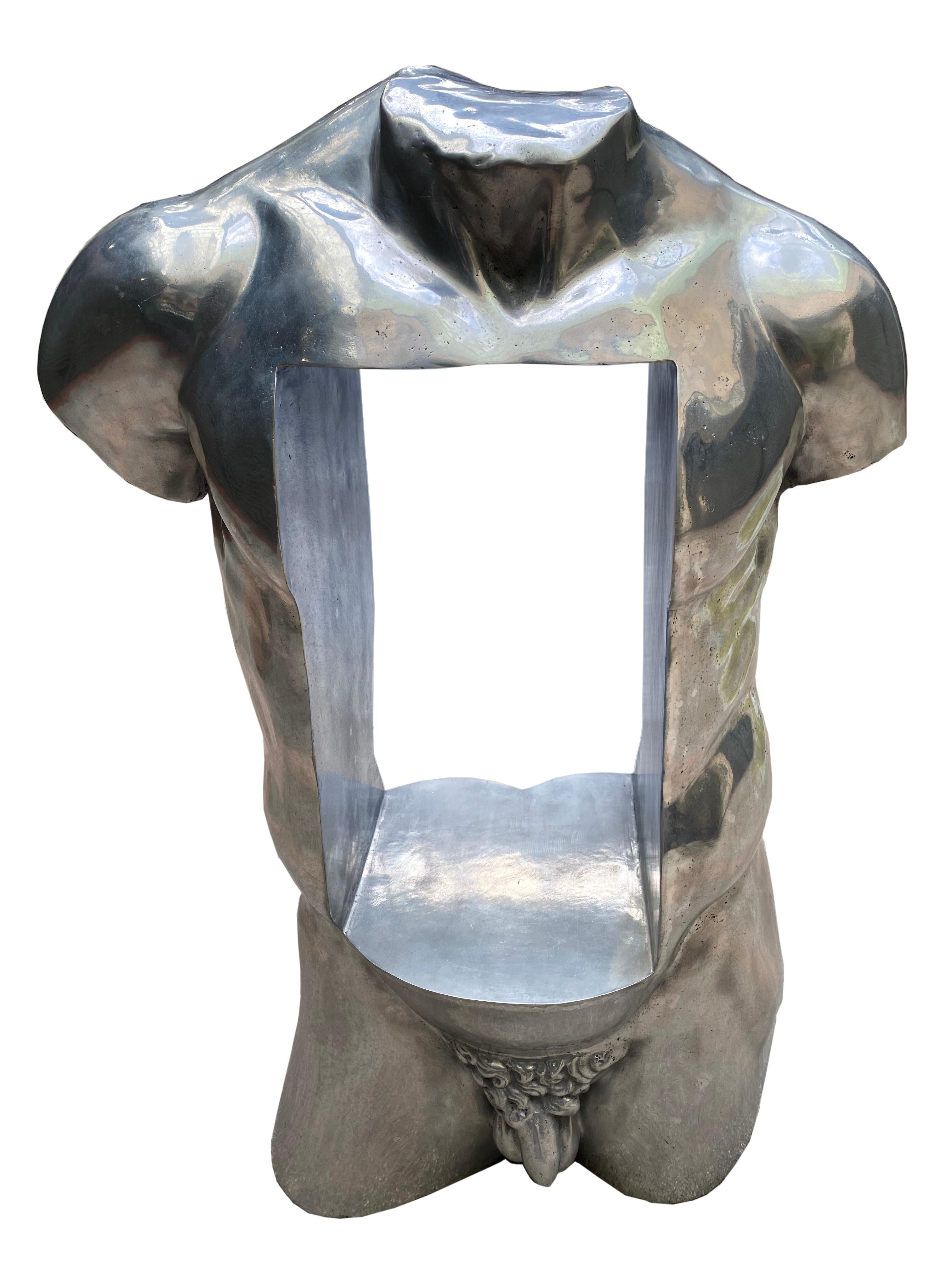 Sacha Sosno Nude Sculpture - Apollon