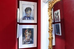 'A Finding' - contemporary abstract portrait - expressionism - Ed Clark