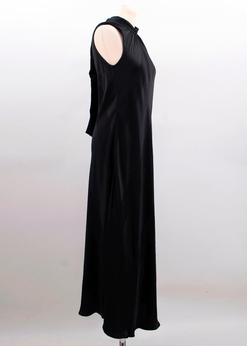 Black Sachin & Babi black silk gown US 6 For Sale