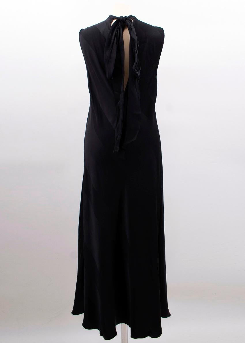 Sachin & Babi black silk gown US 6 In Excellent Condition For Sale In London, GB